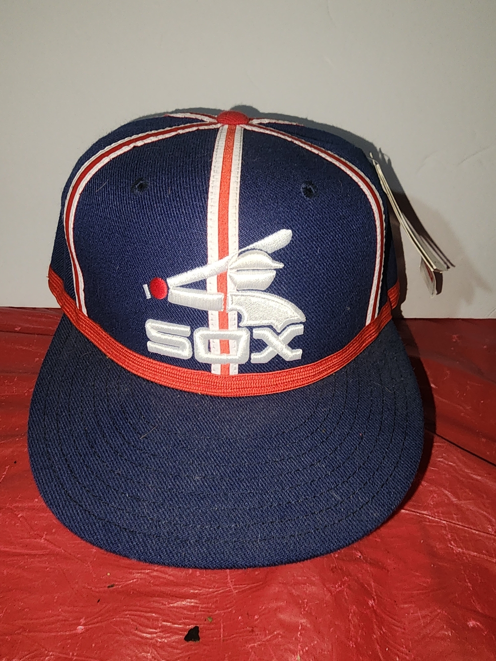 Chicago White Sox American Needle Navy Cap with Red and White Trim